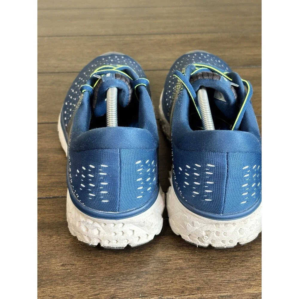 Brooks Men’s Glycerin 16 Size 12.5, Blue & Yellow Running tech Shoes, DNA